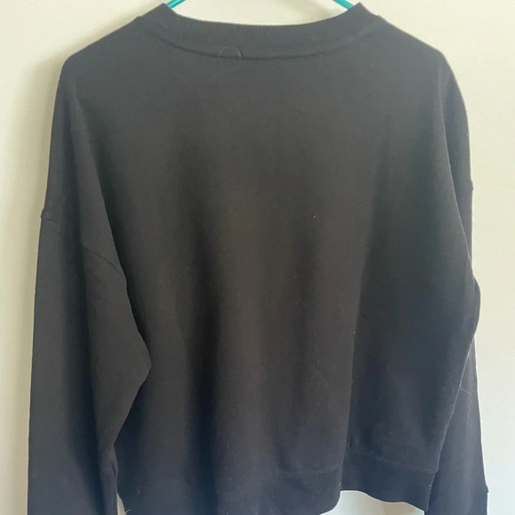 Calvin Klein Performance Black Crew Neck Pullover Sweatshirt NWT L - Picture 5 of 5